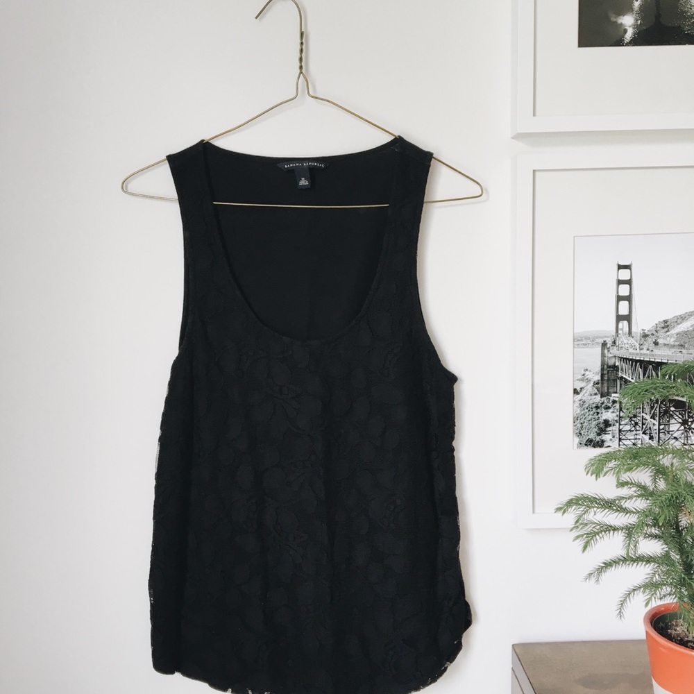 Lace tank